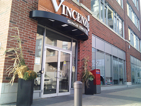 Vincenzo's store front - present day
